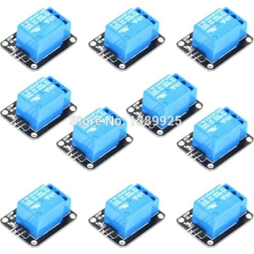 FREE SHIPPING Factory Selling KY-019 10pcs/lot 1 Channel 5V Relay Module for SCM Household Appliance Control