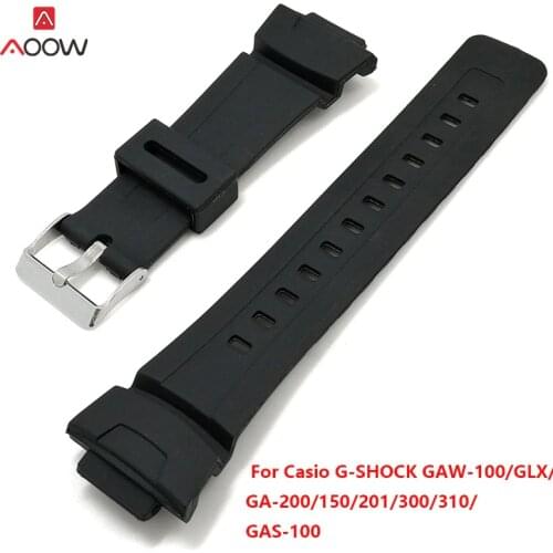 AOOW Watch Straps for Casio G Shock GAW-100/GLX/150/201/300/310/GAS-100 Replacement Watch Band Bracelet Belts Accessories