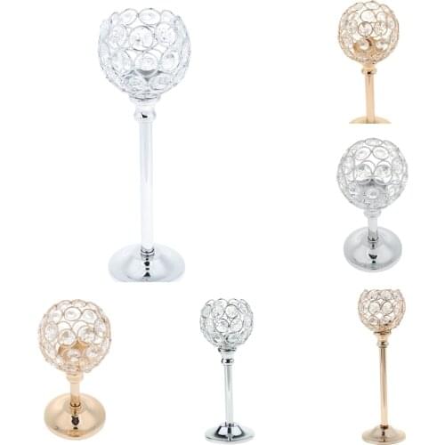 Luxury Crystal Candlestick Wedding Home Candle Holder Candleholder Decor