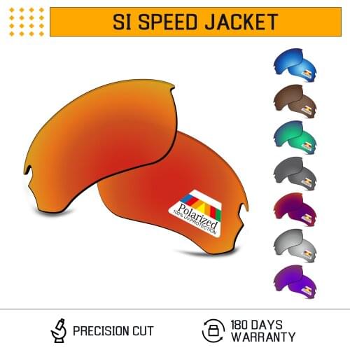 Bwake Polarized Replacement Lenses for-Oakley Si Speed Jacket OO9228 Sunglasses Frame - Multiple Options
