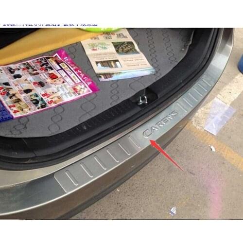 Car Styling Stainless Steel Rear Bumper Protector Sill Plate Accessories For Kia Carens 2013 2014 2015 2016 2017