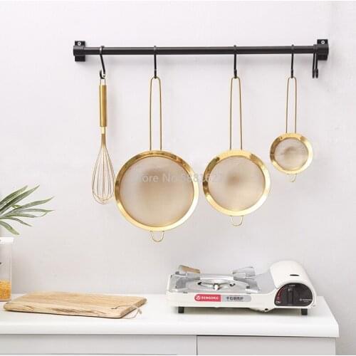 Stainless Steel Gold Mesh Egg Beater Separate Oil Strainer Flour Sifter Sieve Colanders Flour Coffee Mesh Filter Kitchen Bakware
