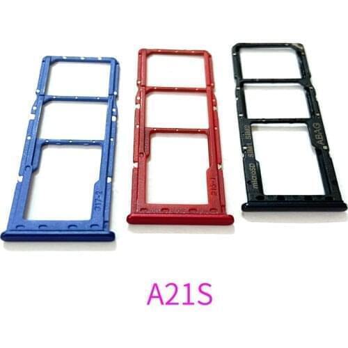 10pcs For Samsung Galaxy A21S A217 SIM Card Tray Slot SD Holder