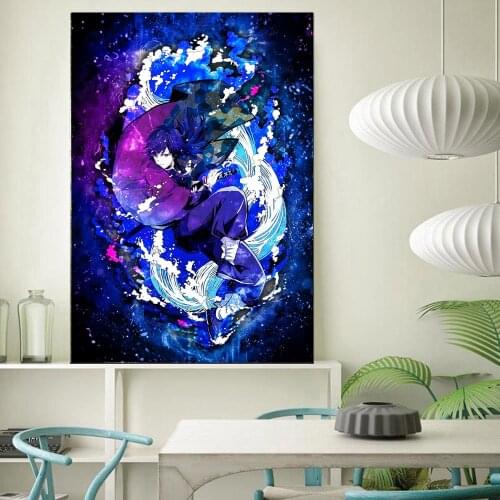 5D DIY Diamond Painting Anime Demon Slayer Kimetsu No Yaiba Cross Stitch Kits Diamond Embroidery Mosaic Picture Rhinestones Gift