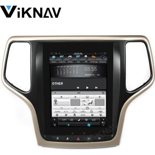 2din car radio for Jeep Grand Cherokee 2014 2015 2016 Android auto stereo receiver multimedia player head unit tape recorder