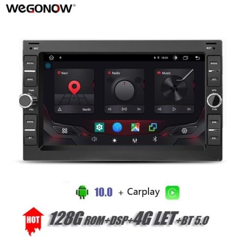 7'' Android10.0 Carplay DSP 4GB + 128G Car DVD Player GPS WIFI Bluetooth Radio For VW Passat B5 Golf 4 Polo Bora Jetta Sharan T5