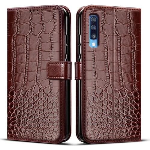 Wallet Flip Case For Samsung Galaxy A70 Cover Shockproof Magnetic Leather Stand Phone Protective Bag