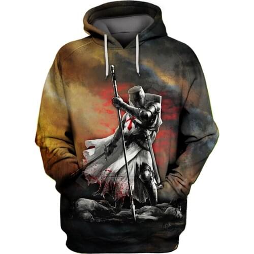 Knights Templar 3D Printed Hoodies Casual Pullover Men For Women Fashion Sweatshirts Sweater Cosplay Costumes Drop Shipping 05