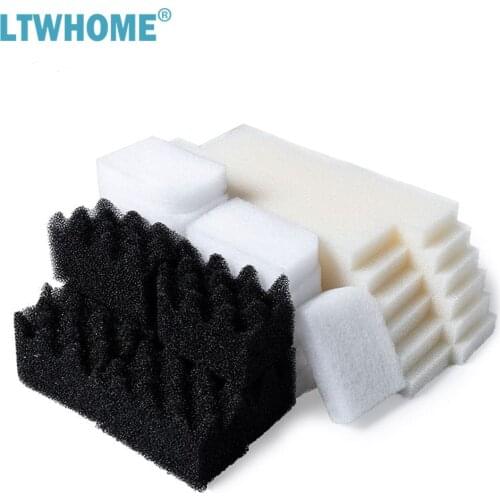 LTWHOME Value Pack of Foam Filters and Polishing Pads Set Fit for Fluval 404, 405, 406