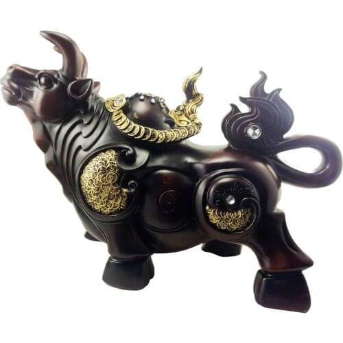 Wall Street buoyant cow ornaments lucky lucky fortune rainbow stock bidding links