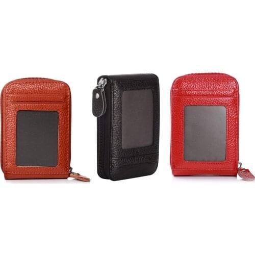 2021 New Vintage Korean Womens Short Card Case Wallet Credit Card Holder Zipper Money Pouch Card Protect Case Pocket Purse