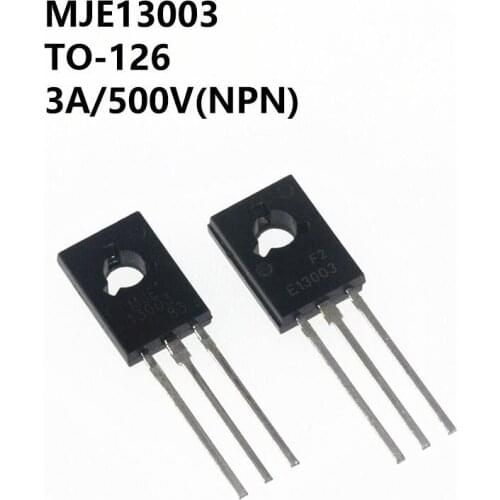 10PCS MJE13003 TO126 E13003 TO-126 new and original IC Chipset