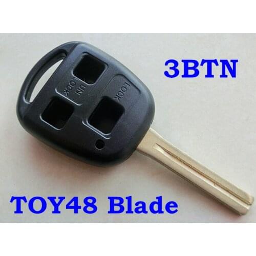 RMLKS Replacement 2 3 Button Remote Key Fob Shell Blank Fit For Lexus GX470 RX350 ES300 RX300 RX400h SC GS LS TOY48 Blade