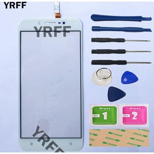 5.5'' Mobile Touch Screen Glass For Vivo V5 Lite Touch Screen Digitizer Panel Assembly Lens Sensor Tools 3M Glue Adhesive