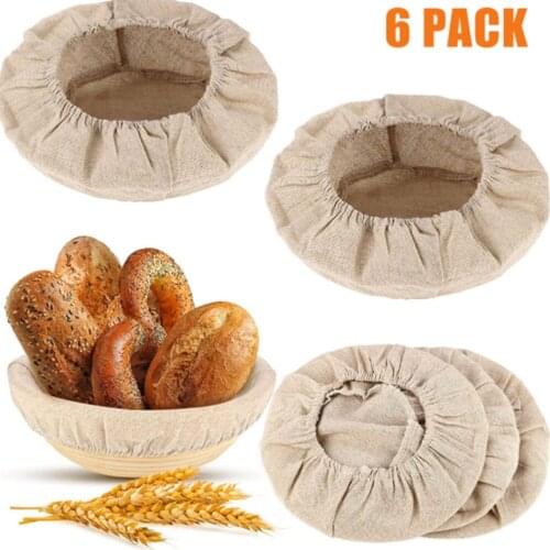 Bread Fermentation Basket Cloth Cover Set Lined Reusable Bread Fermentation Basket Cloth for Baking Cake Pans