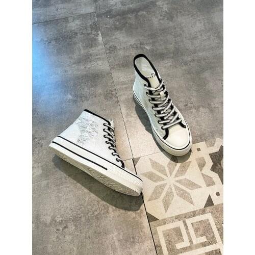 Simple Casual Mesh Lace-Up Ladies Canvas Shoes Summer New Fashion Breathable Comfortable Flat White Shoes Large Size