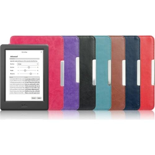 Leather PU Ultra Slim Protective Case Skin for Kobo Glo HD Kobo Touch 2.0 E-Books Tablet Accessories