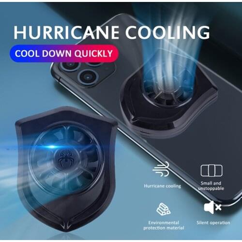 Universal Mini Mobile Phone Cooling Fan Game Radiator Semiconductor Mute Phone Cooler Heat Sink For IPhone Samsung Huawei Xiaomi