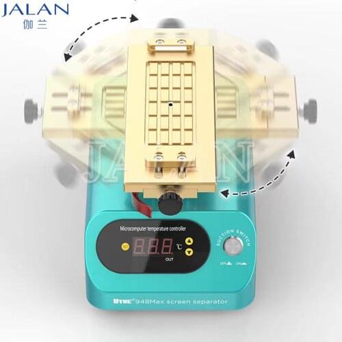 220V Heating Plate Adjustable Rotating in frame lcd glass separator universal suction glue cleaning machine for samsung iPhone