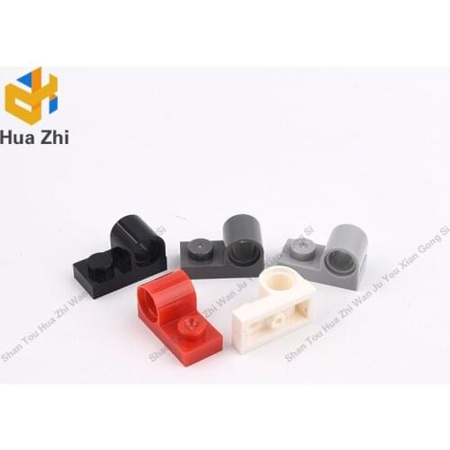 10PCS 11458 Plate Special 1 x 2 with Pin Hole on Top Building Blocks Parts MOC DIY Education Build Toys Brick