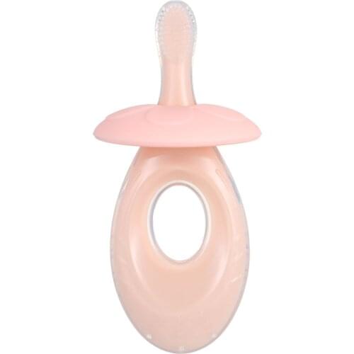 2020 Safe Kids Silicone Training Toothbrush Teething Toy Infants Baby Children Oral Care Tooth Brush Tool Baby Tooth Brushes