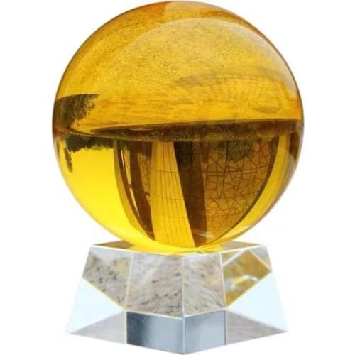 40-60mm Rare natural quartz topaz healing ball + 5AAA