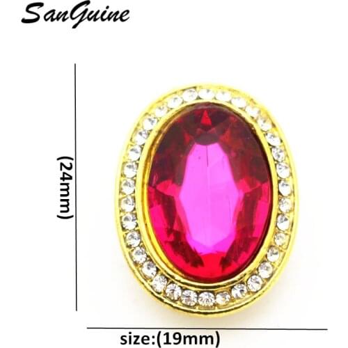 6pcs/lot New Snap Jewelry Big Rhinestone Flower Snap Buttons for Women Ginger Buttons Jewelry fit 18mm Snap Bracelet Bangles