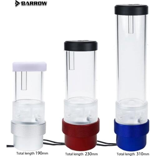 Barrow D5 PWM Pump 18W Maximum Flow Lift 4 Meters 1260L/H / D5 Combo Pump + Reservoir / Length 190mm 230mm 310mm / Coolant Tank