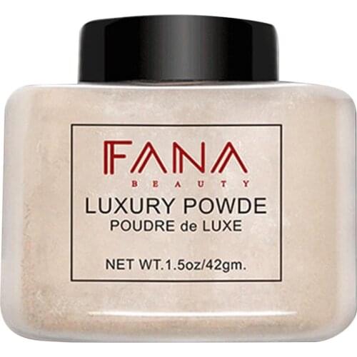 Face Foundation Powder Oil Control Luxury Banana Powder Facial Contour Brighten Setting Powder Transparent Foundation Cosmetic