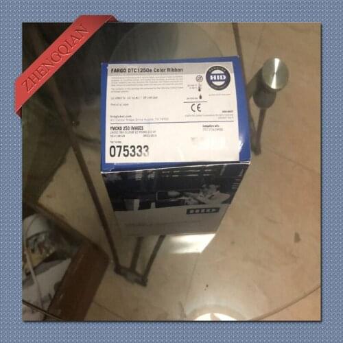 Fargo75333 ribbon work DTC1250E card printer