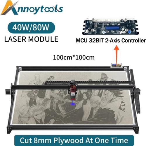 100cm*100cm Working Area Laser Engrave Machine with TTL/ PWM Laser cutting machine，30W/40W Laser Engraver,Laser Cutter