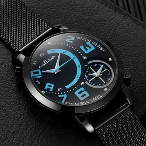 KEEP IN TOUCH Mens Waterproof Watch