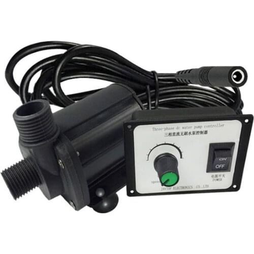 12V/24VDC 2200/3000LPH 3-Phase Adjustable Brushless Amphibious Bootser Pump For Aquarium Pond Fountain/Heater