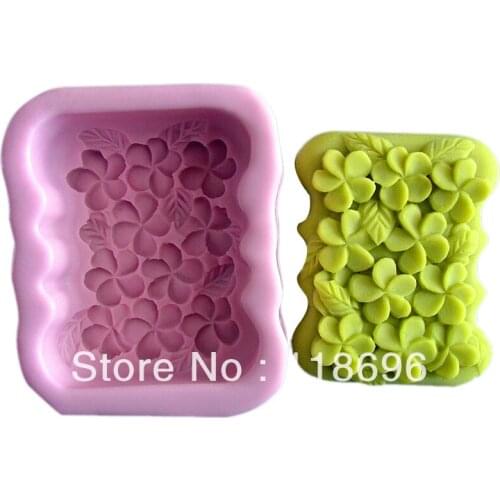Food grade material silicon soap mold Cake decoration mold Cake mold Handmade soap mold flower NO.SO-004