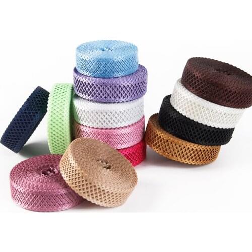Hollow Lace Grosgrain Ribbon Flower Ribbon 22MM For Hair Bows DIY Crafts Handmade Accessories,25Yc19606