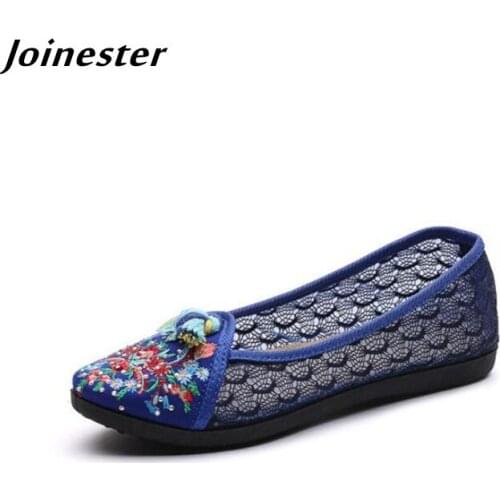 Air Mesh Women Flats Ladies Casual Slip On Sandals Female Summer Shoes Ethnic Loafers обувь для женщин летняя Женские сандалии