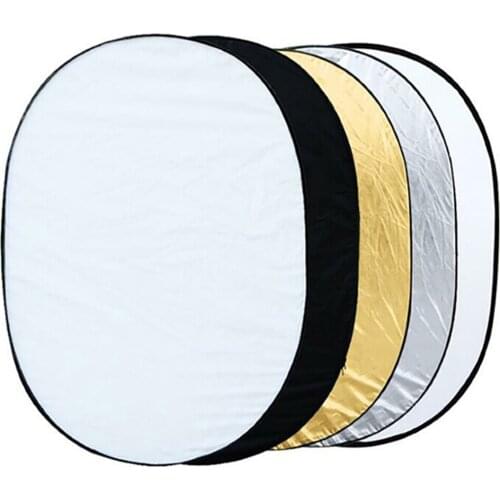 60 * 90cm Photography Light Reflector 5 in 1Collapsible Portable For Studio Outdoor Photography Fotografia Accessories