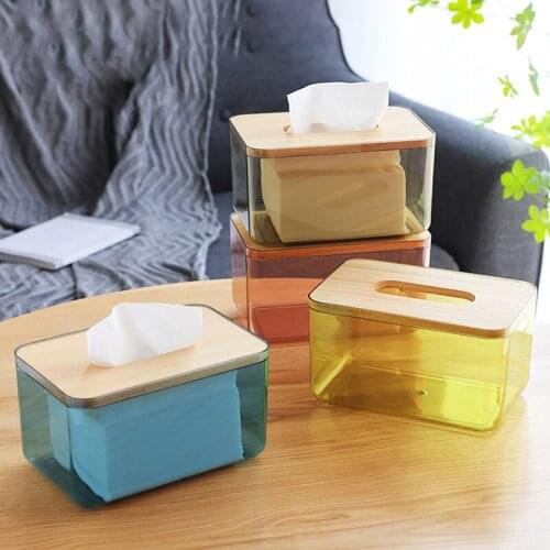 Tissue Boxes коробка для салфеток Japanese Desktop Light Luxury Household Living Room Creative Simple High-grade Napkin Box