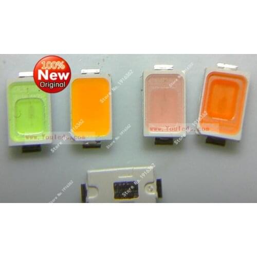 100pcs/lot Suitable for light. Other fish.5630/5730 SMD LED lamp beads, blue violet pink. Yellow