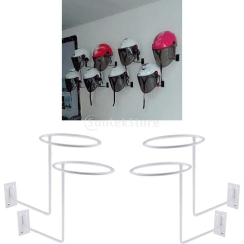 4pc Helmet Holder Hook Jacket Rack Hanger Motorcycle Accessories for House