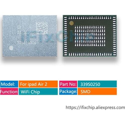 5pcs/lot 339S0250 high temperature wifi module for ipad air 2 ipad6 A1566 U7500 WIFI/BT MODULE wifi version chip