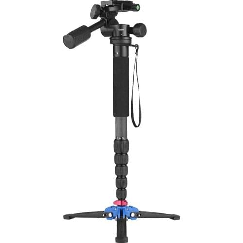Andoer Portable Camera Tripod Monopod for Canon Nikon Sony DSLR ILDC Camera Tripod/Tripode for Camera Monopod Para Camara