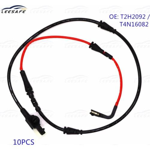 10pcs Front Brake Pad Sensor T2H2092 T4N16082 for JAGUAR XE X760 2.0 D AWD car front wheel brake pad wear sensor