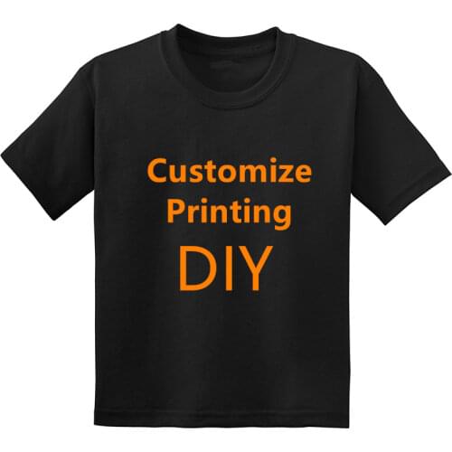 Boys/Girls DIY Cotton T shirt Kids Fashion Tops Children Cute Color T-Shirt,DIY