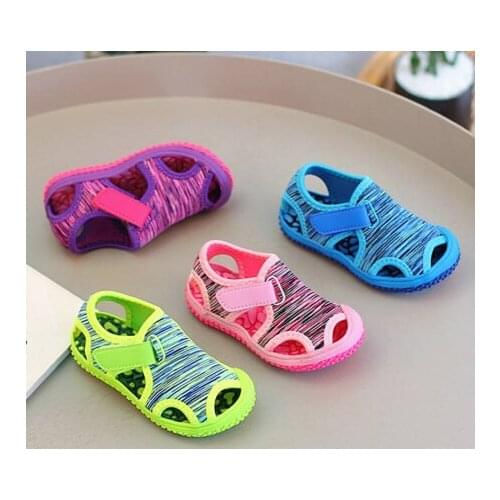 Summer Baby Girls Boys Sandals Children Beach Sandals Soft Bottom Non-slip Infant Shoes Kids Outdoor