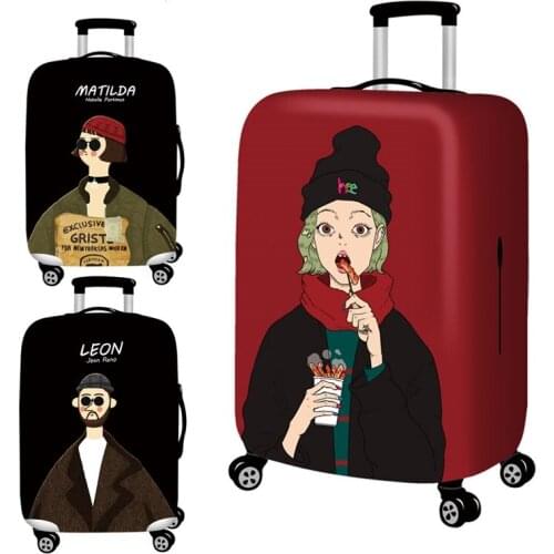 Cartoon Luggage Cover Suitcase Elastic Protection Covers 18-32 Inch Trolley Baggage Trunk Dust Case Cover Travel Accessories