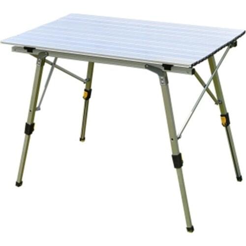 Outdoor Folding Table Chair Camping Aluminium Alloy Picnic Table Waterproof Durable Folding Table Desk For 90*53cm