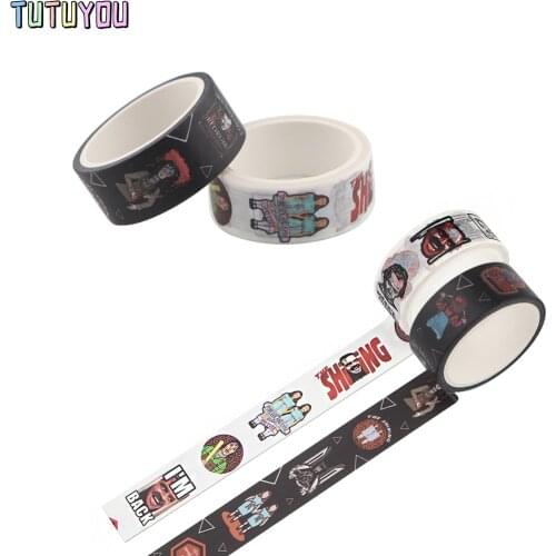 PC2141 1pcs Horror Movie The Shining Washi Tapes Life Stationery Decorative Adhesive Scrapbooking DIY Paper Office Stickers