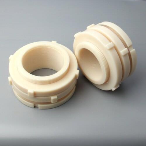 1pcs 2 1/2" 3" 4" ABS Industrial Water Tank/Tower Agriculture Aquaculture Aquarium Large Fish Tank Through Plate Joint Connector