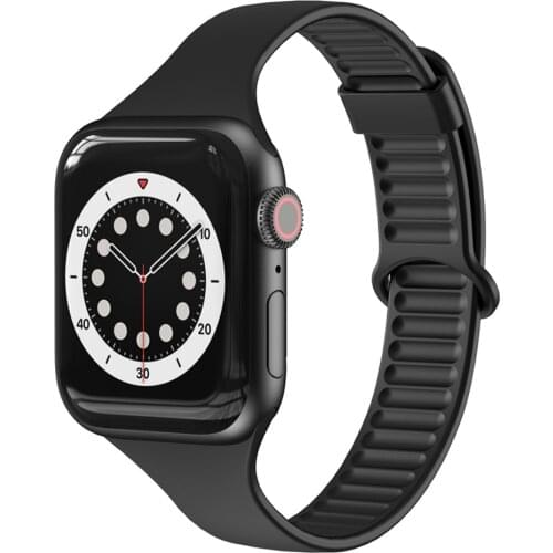 Correa for apple watch 44mm 40mm 42mm 38mm band Soft TPU Sport strap for iwatch se apple watch series 6 5 4 3 bands Wriststrap